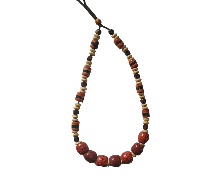 Beaded Bamboo Handcrafted Neck Chain for Women